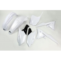 Plastic Kit white for Yamaha YZF 250 (2014-18) - YZF 450 (2014-17) - REPLICA PLASTICS - YAKIT318-046 - Ufo Plast