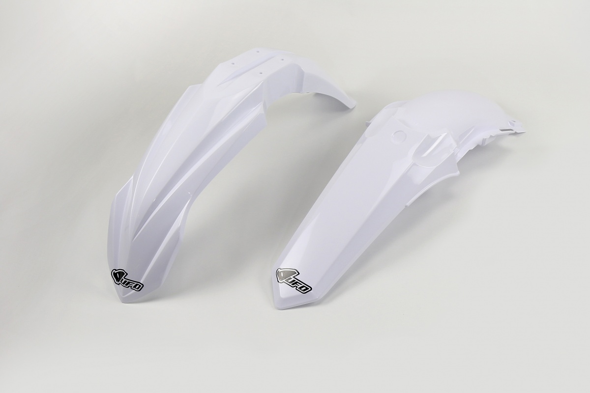 Fenders Kit white for Yamaha YZ 125 (2015-21) - YZ 250 (2015-21) - REPLICA PLASTICS - YAFK319-046 - Ufo Plast