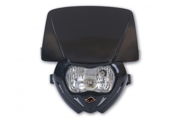 Motocross Panther headlight black - Headlight - PF01708-001 - Ufo Plast