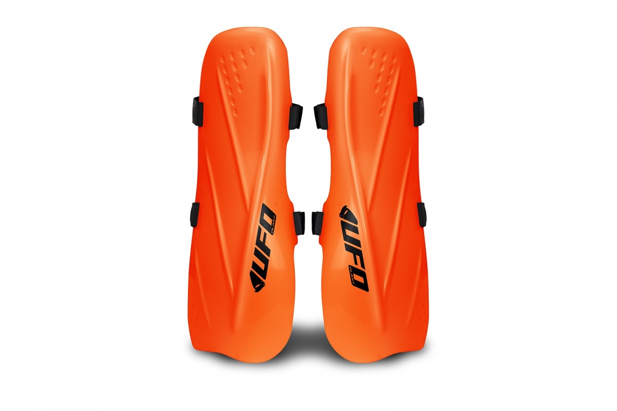 Ski and snowboard shin guard Slalom 2.0 neon orange - Snow - SK09185-FFLU - UFO Plast