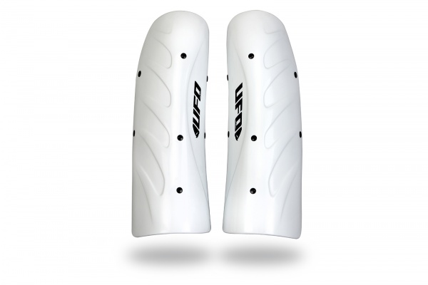 Ski and snowboard Slalom knee shin guard long version white - Snow - SK09184-W - Ufo Plast