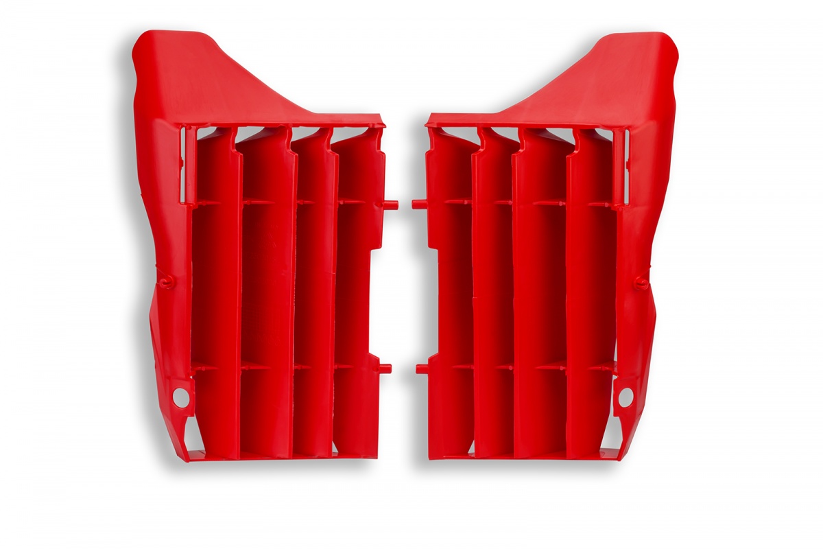 Motocross radiator louvers for Honda red - Radiator Louvers - AC02454 - Ufo Plast