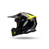 Motocross Intrepid helmet black and neon yellow - PROTECTION - HE155 - UFO Plast