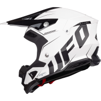 Motocross helmet Diamond black and white - ADULT - He052 - Ufo Plast