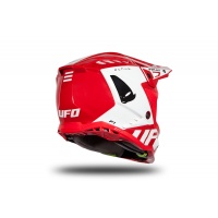 Motocross helmet Echus red and white glossy - NEW PRODUCTS - HE170 - Ufo Plast