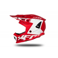 Motocross helmet Echus red and white glossy - NEW PRODUCTS - HE170 - Ufo Plast