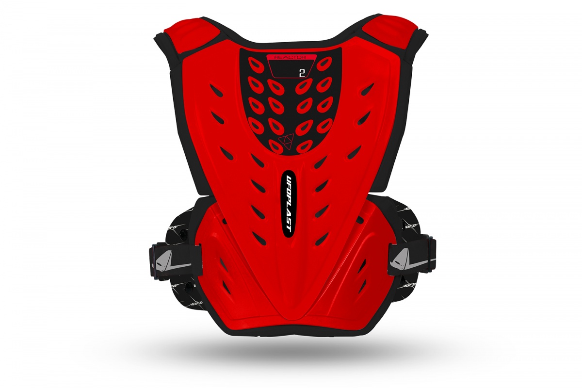 Motocross Reactor Chest Protector red - Chest protectors - BP03002-B - UFO Plast
