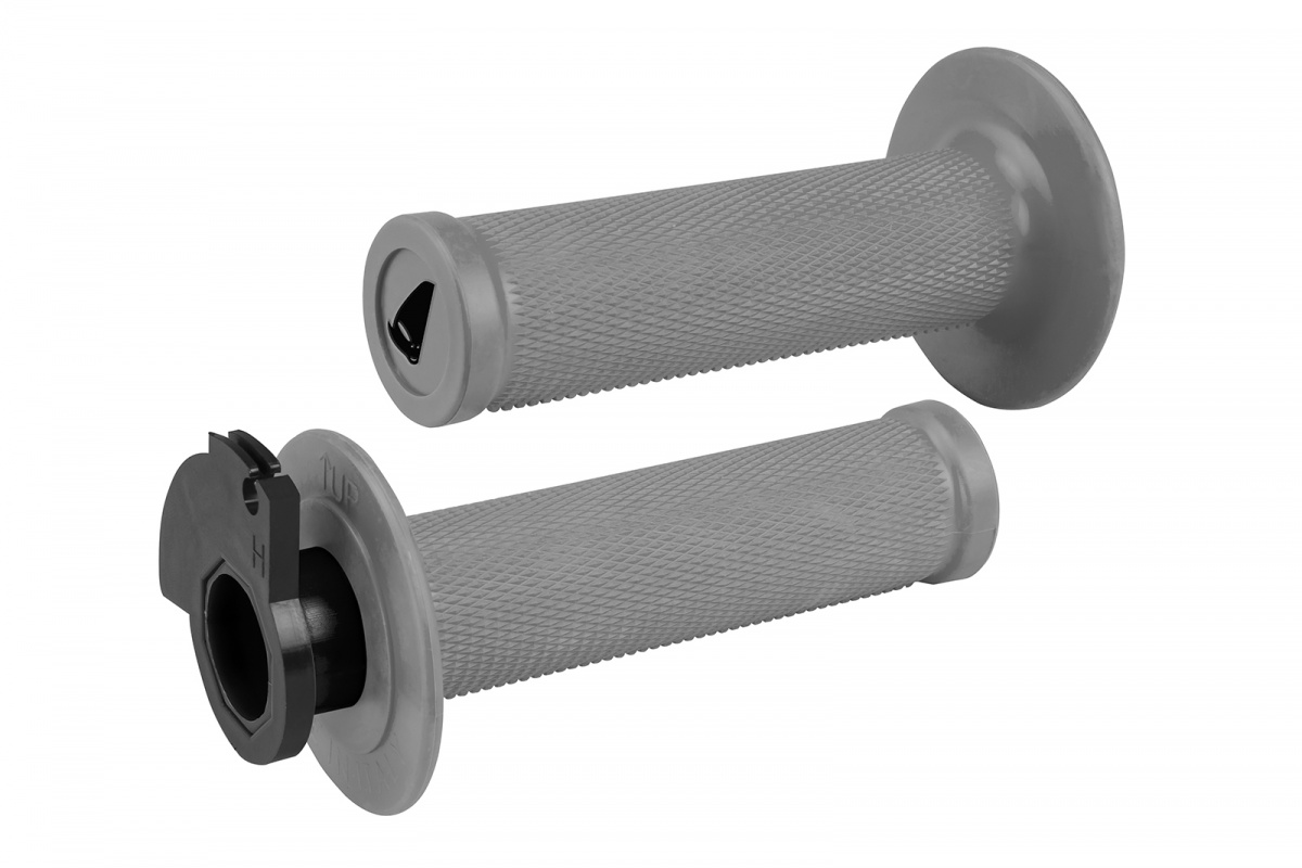 Motocross grips Lock-on Grips grey - Grips - MA01828-E - Ufo Plast