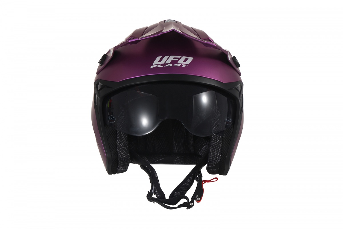 Sheratan cross jet helmet fuxia - Helmets - HE13002-P - Ufo Plast