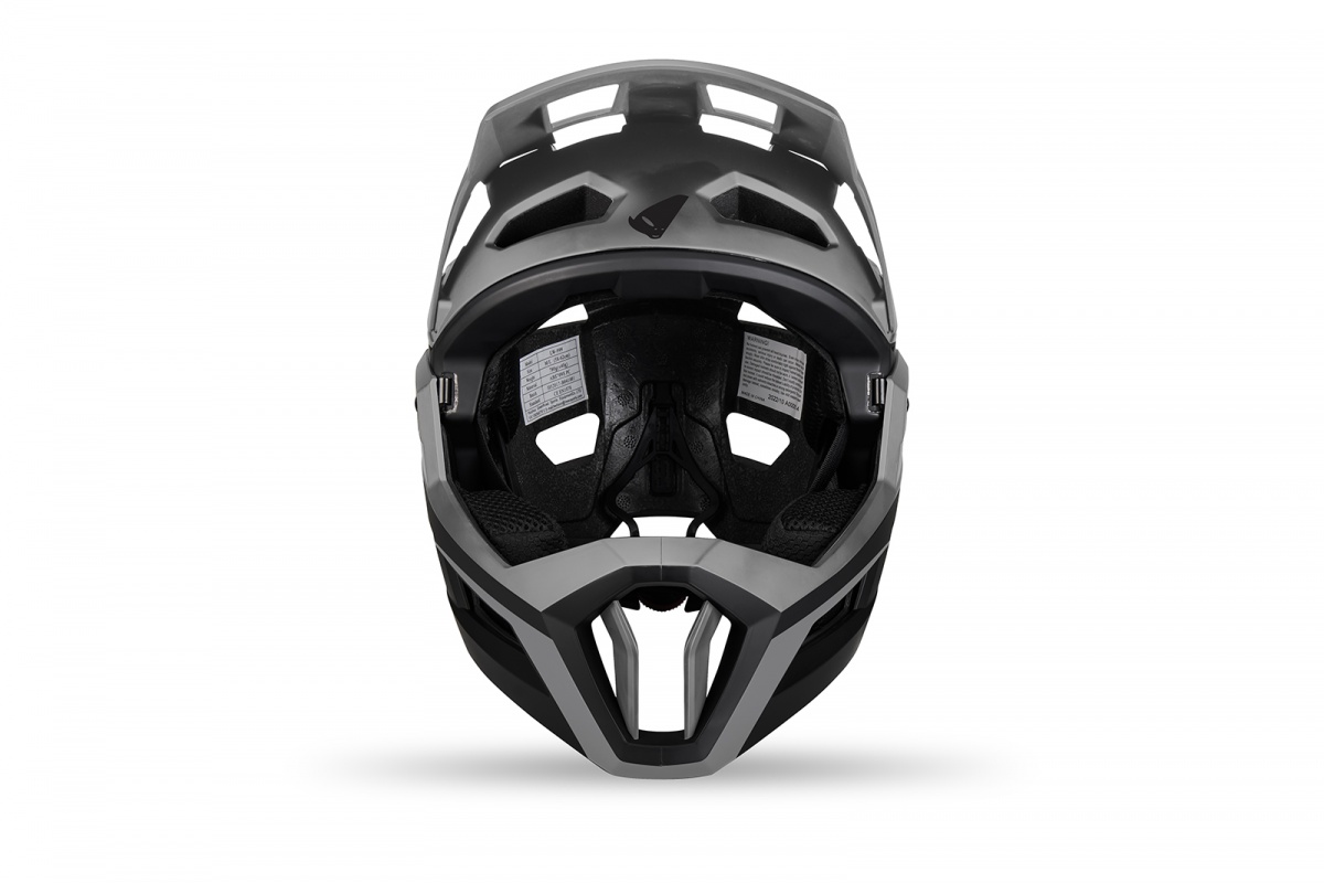 Mtb Defcon two helmet black and grey - Helmets - HE15002-E - Ufo Plast