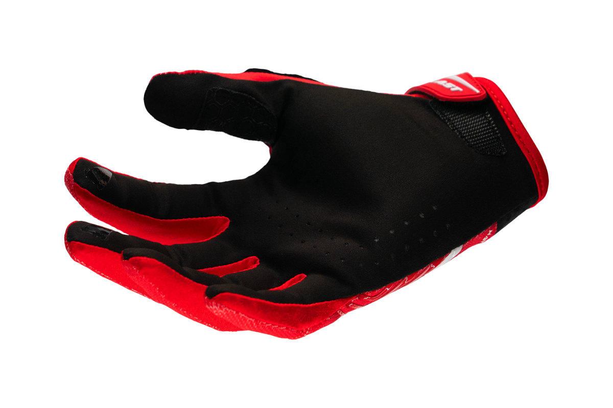 Motocross Hayes gloves red and white - Gloves - GL13001-BW - UFO Plast