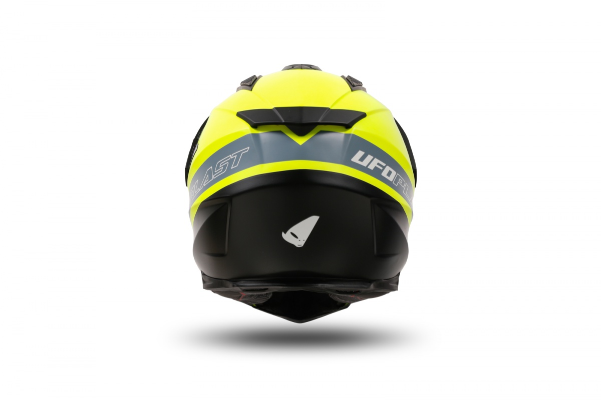 Motocross Aries helmet black and neon yellow - Helmets - HE13500-DK - Ufo Plast