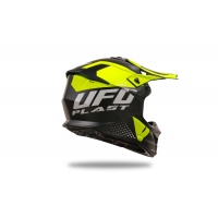 Motocross Intrepid helmet black and neon yellow - Helmets - HE13400-KD - UFO Plast