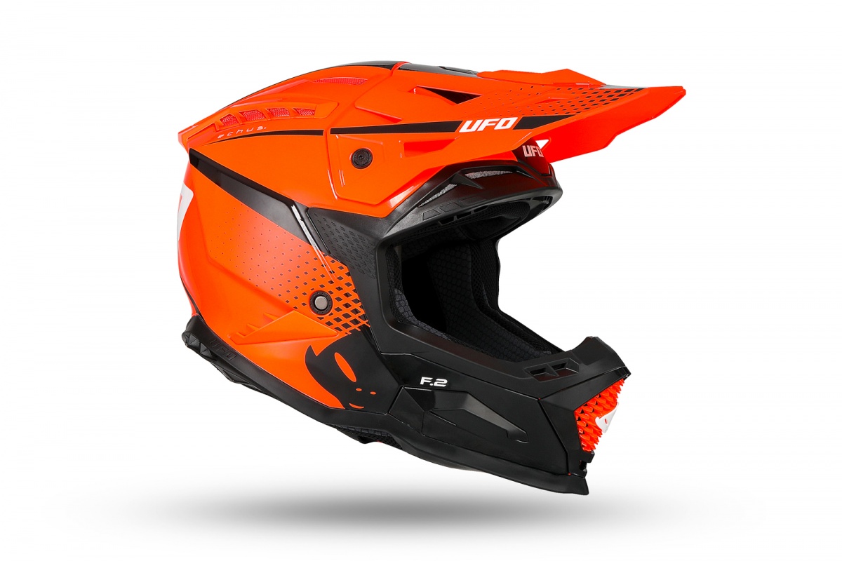 Motocross Echus helmet orange and black - Helmets - HE13100-FK - Ufo Plast