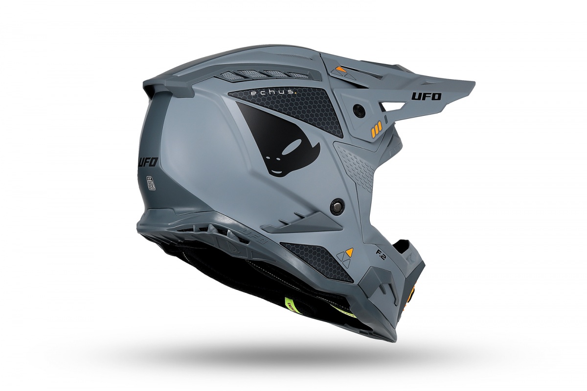 Motocross Echus helmet grey - Helmets - HE13100-EF - UFO Plast