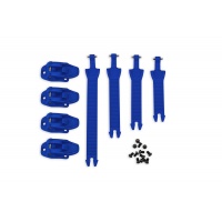 Strap buckle kit for motocross boots blue - Boots spare parts - BR040-C - Ufo Plast