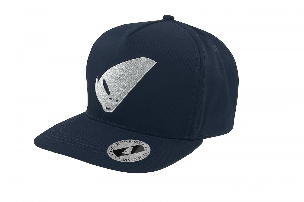 blue Cap with white alien logo - Caps - HA13001-C - Ufo Plast